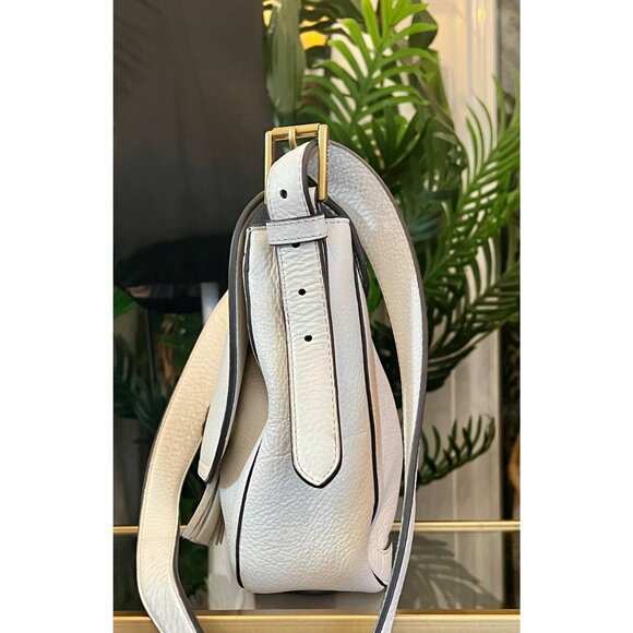 Tory Burch Vintage Winter White Thea/Robinson Shoulder Bag with Adjustable Strap - Picture 2 of 10